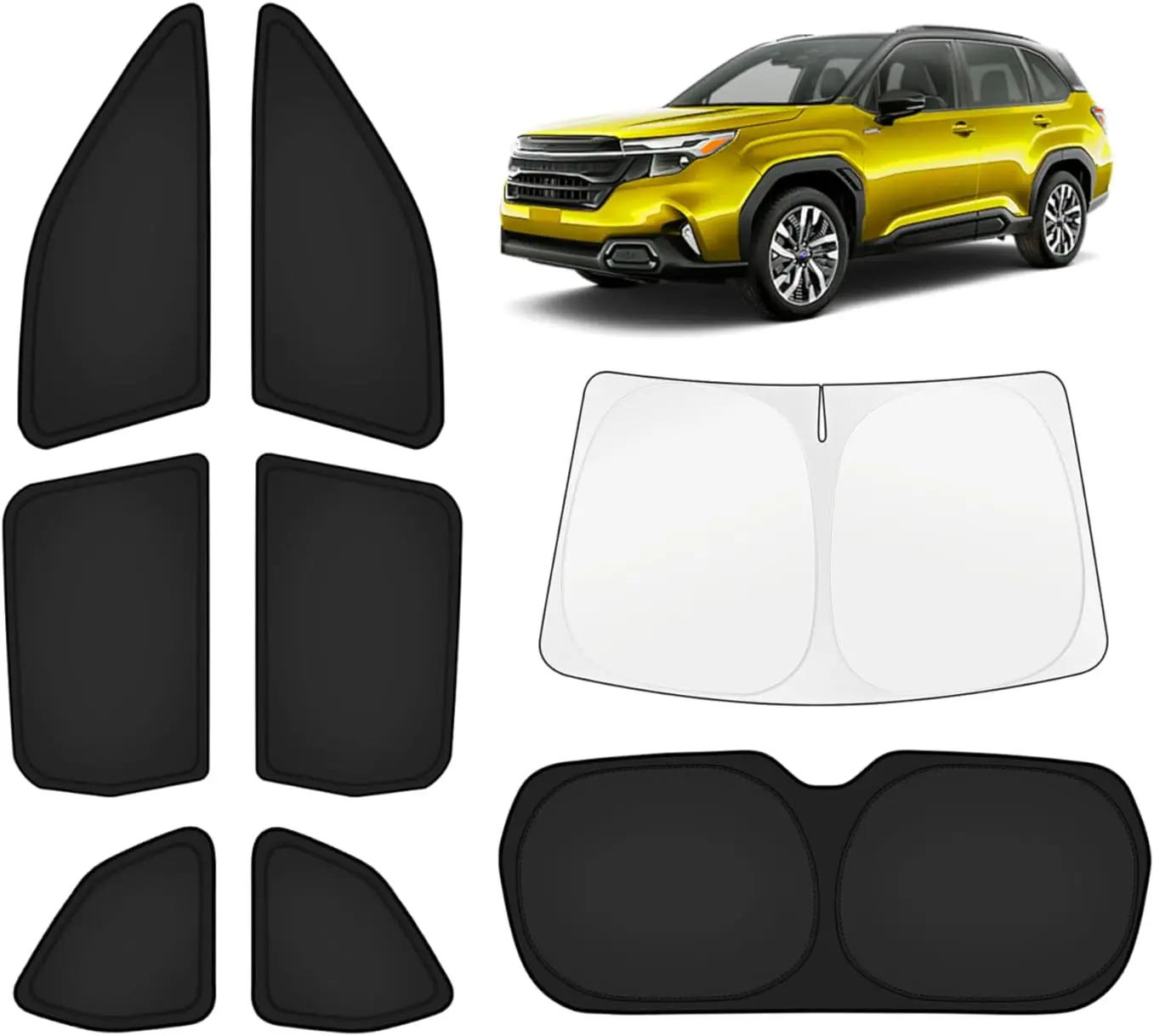 Car Window Shades for Subaru Forester 2025-2026, Windshield Sun Shade Side Cover UV Block Privacy Protection Accessories
Car Window Shades for Subaru Forester 2025-2026, Windshield Sun Shade Side Cover UV Block Privacy Protection Accessories