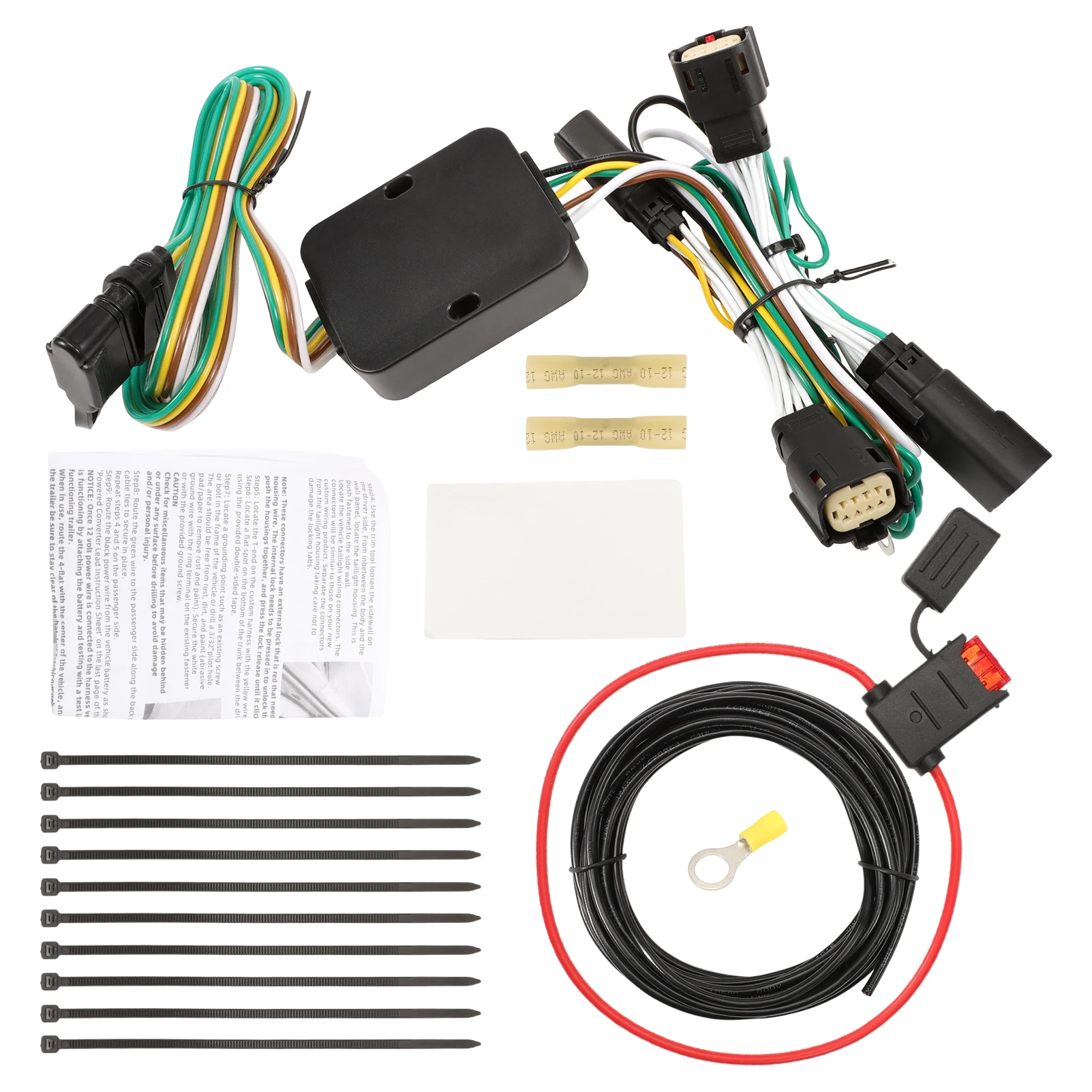 4-Pin Trailer Wiring Harness 56514 Compatible with Trax 2024-2025 Vehicle-Side Custom, 4-Way Flat Output Custom Wiring Harness
4-Pin Trailer Wiring Harness 56514 Compatible with Trax 2024-2025 Vehicle-Side Custom, 4-Way Flat Output Custom Wiring Harness