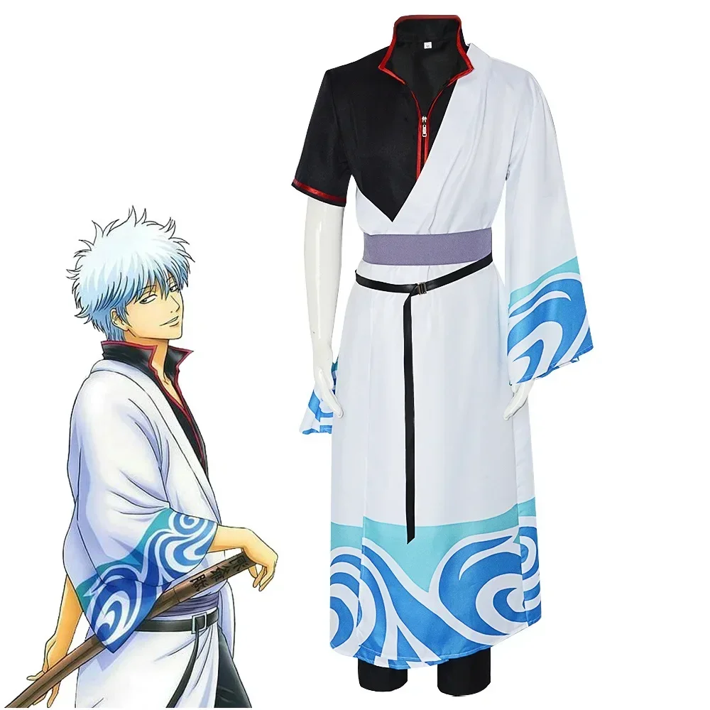 Anime Gintama Cosplay Costumes Sakata Gintoki Cosplay Costume Kimono Halloween Carnival Party Silver Soul Cosplay Costume Wigs
Anime Gintama Cosplay Costumes Sakata Gintoki Cosplay Costume Kimono Halloween Carnival Party Silver Soul Cosplay Costume Wigs