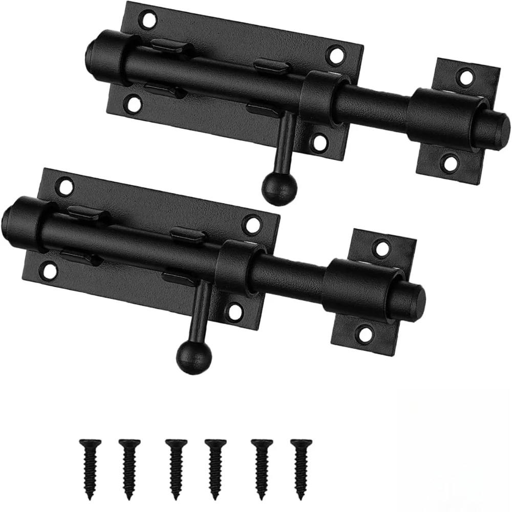 304 Stainless Steel Latch Door Hinges Bolt with Screw for Anti-theft Wooden Door Bathroom Latch Old-fashioned Sliding Door Lock
304 Stainless Steel Latch Door Hinges Bolt with Screw for Anti-theft Wooden Door Bathroom Latch Old-fashioned Sliding Door Lock