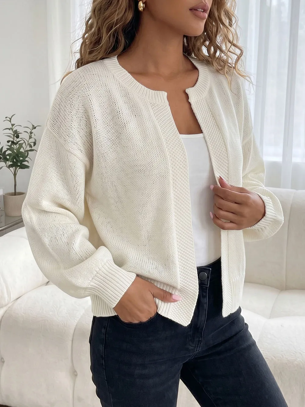 New Solid Color Women Cardigan Single Breasted Knit Top Minimalist Style Sweater Coat Casual Daily Loose Outwear For Ladies
New Solid Color Women Cardigan Single Breasted Knit Top Minimalist Style Sweater Coat Casual Daily Loose Outwear For Ladies