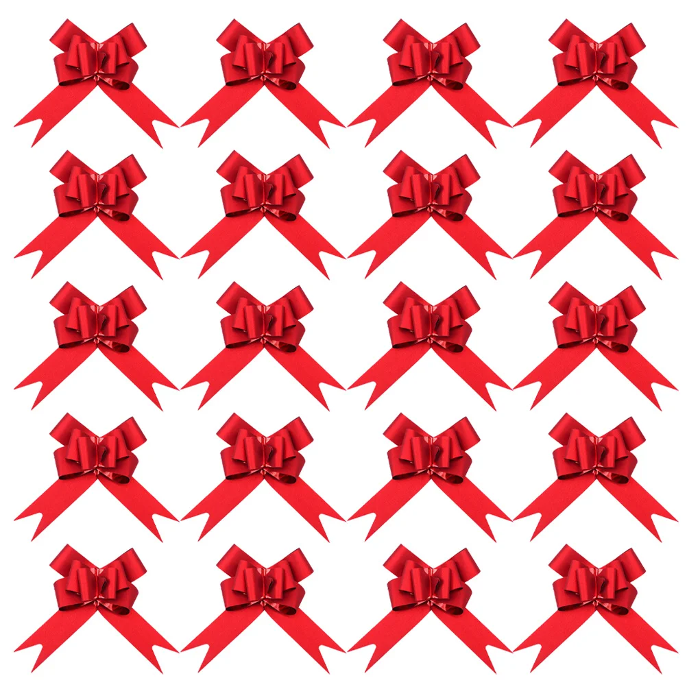 20Pcs Glitter Pull Bows Red 18Cm Thick Stable Snowflake Pattern Christmas Party Gift Decoration String Bows for Large Presents
20Pcs Glitter Pull Bows Red 18Cm Thick Stable Snowflake Pattern Christmas Party Gift Decoration String Bows for Large Presents