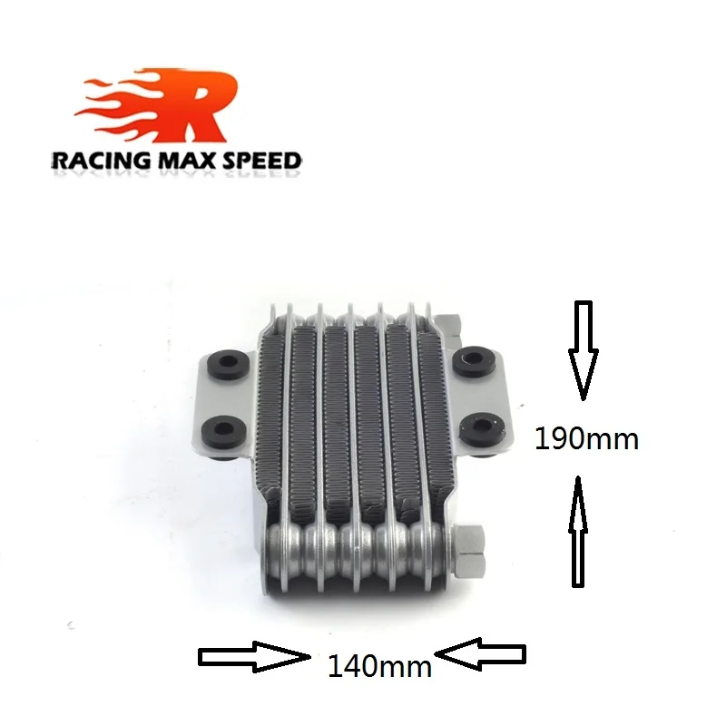 XMSJ-High Quality Universal Motorcycle oil cooler 190 mm 6 row silver&black for 100CC-250CC Motorcycle DirtBike ATV
XMSJ-High Quality Universal Motorcycle oil cooler 190 mm 6 row silver&black for 100CC-250CC Motorcycle DirtBike ATV