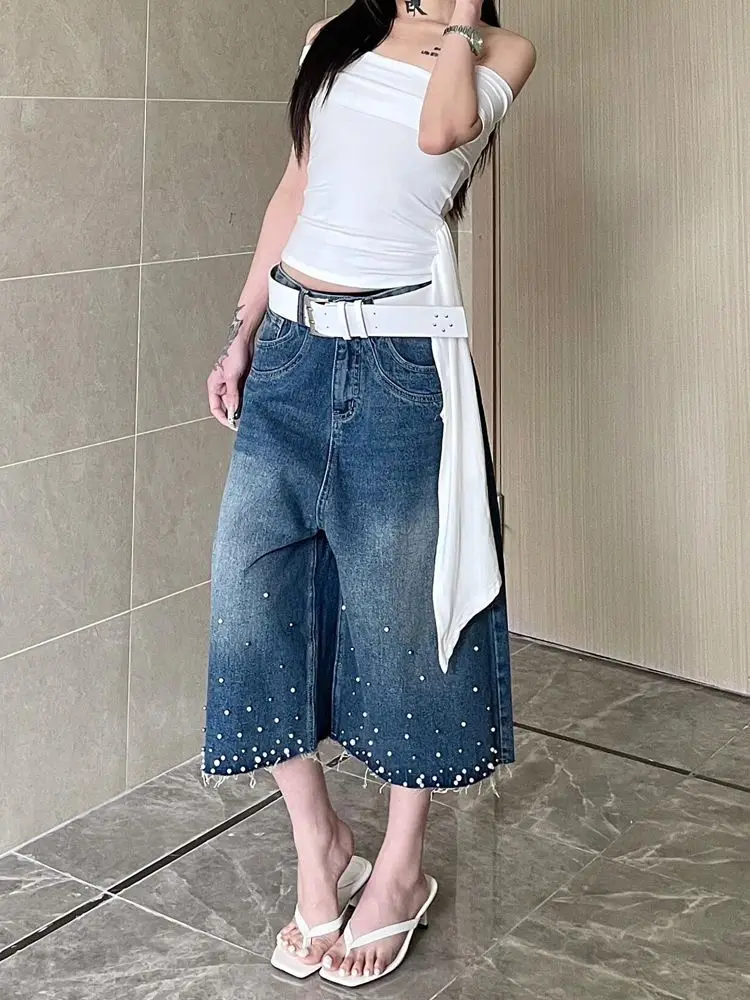 Summer American Retro 90s Blue Jeans Shorts Women High Waist Vintage casual Baggy Pants Streetwear Denim Shorts
Summer American Retro 90s Blue Jeans Shorts Women High Waist Vintage casual Baggy Pants Streetwear Denim Shorts