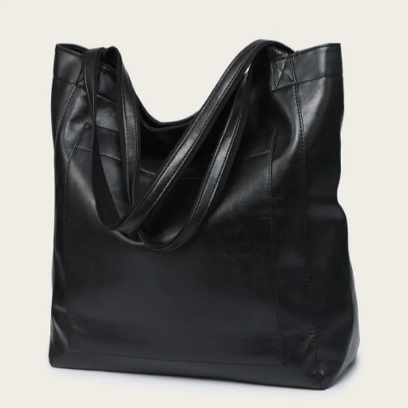 Soft Leather Portable Women Handbag Retro Oil Wax Leather High Capacity Shoulder Bag New Totes Bag Women Bag
Soft Leather Portable Women Handbag Retro Oil Wax Leather High Capacity Shoulder Bag New Totes Bag Women Bag