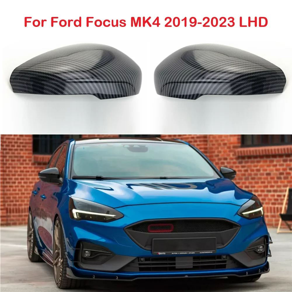 LHD Rearview Side Mirror Cover Wing Cap Replacement For Ford Focus MK4 2019-2023 Exterior Door Rear View Case Trim Carbon Fiber
LHD Rearview Side Mirror Cover Wing Cap Replacement For Ford Focus MK4 2019-2023 Exterior Door Rear View Case Trim Carbon Fiber