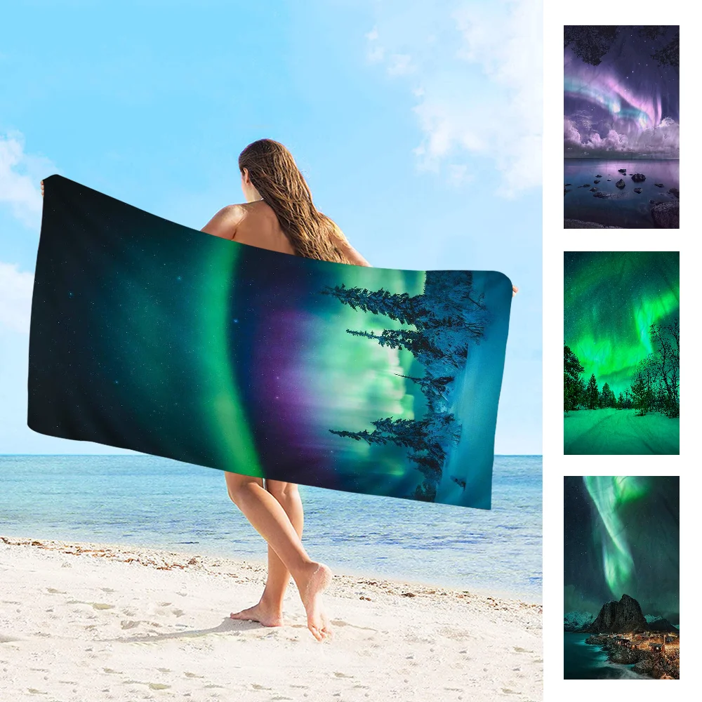 Aurora Landscape Microfiber Beach Towel Absorbent Quick Dry Soft Yoga Swimming Resort Mountain Climbing Towel
Aurora Landscape Microfiber Beach Towel Absorbent Quick Dry Soft Yoga Swimming Resort Mountain Climbing Towel