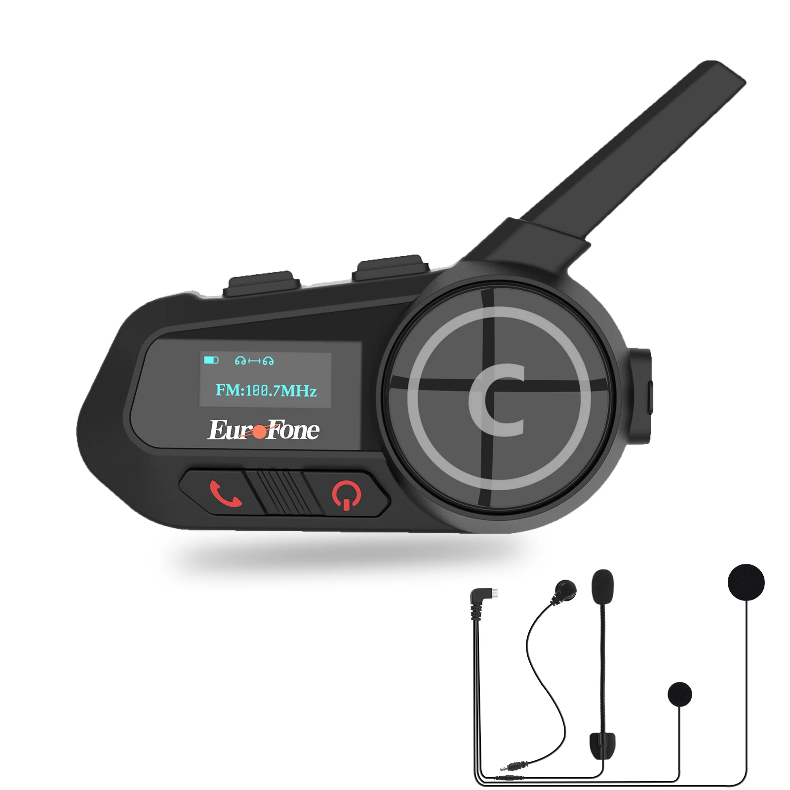 Motorcycle Helmet Headphones Wireless Hands-Free Calling IP67 Waterproof BT 5.1 Motorcycle Headphones with FM Radio Light
Motorcycle Helmet Headphones Wireless Hands-Free Calling IP67 Waterproof BT 5.1 Motorcycle Headphones with FM Radio Light