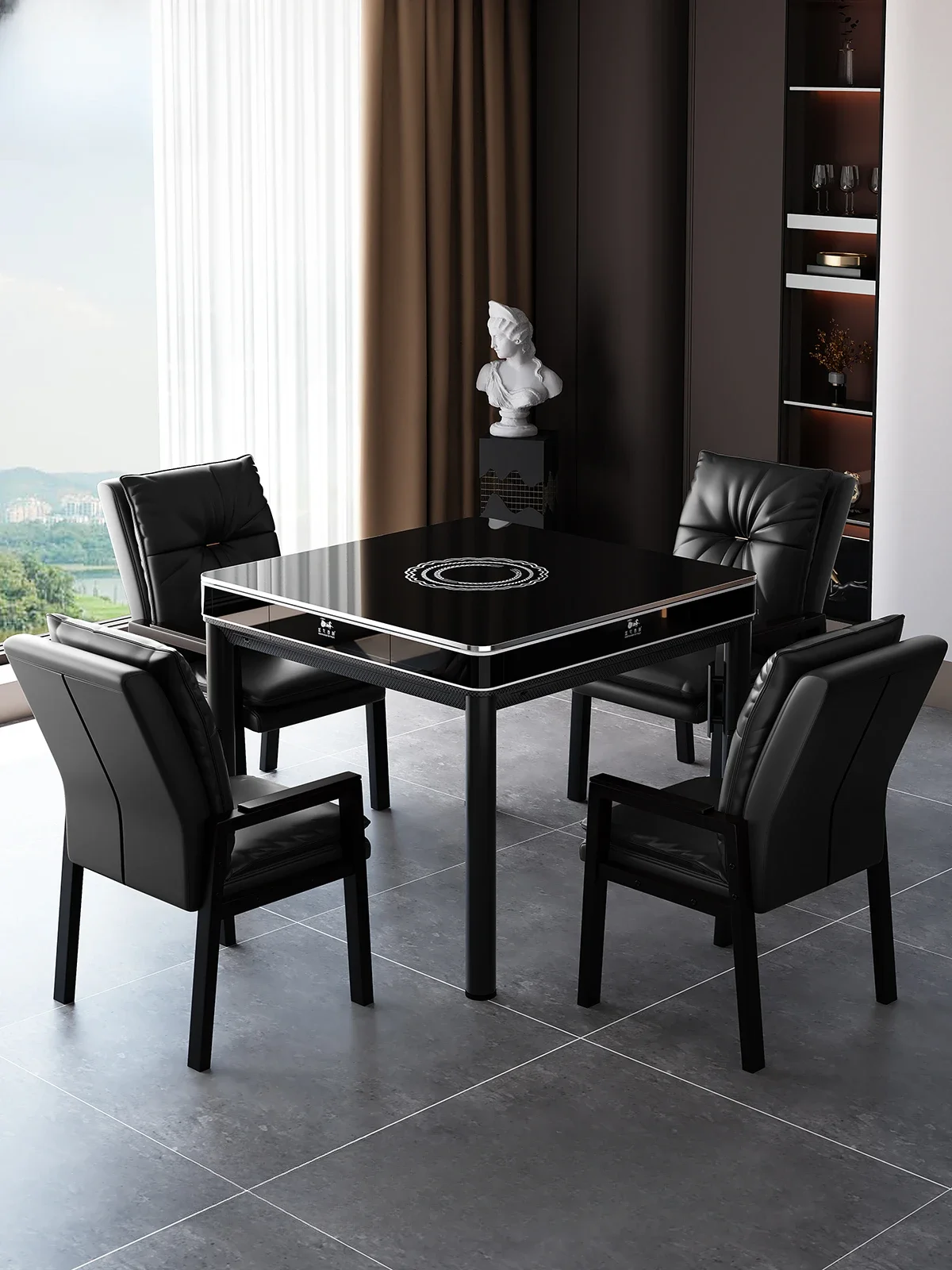 Luxury Storage Drawer Dining Table Automatic Shuffling Study Mahjong Table Relaxation Relax Tavoli Da Pranzo Home Furniture LVMC
Luxury Storage Drawer Dining Table Automatic Shuffling Study Mahjong Table Relaxation Relax Tavoli Da Pranzo Home Furniture LVMC