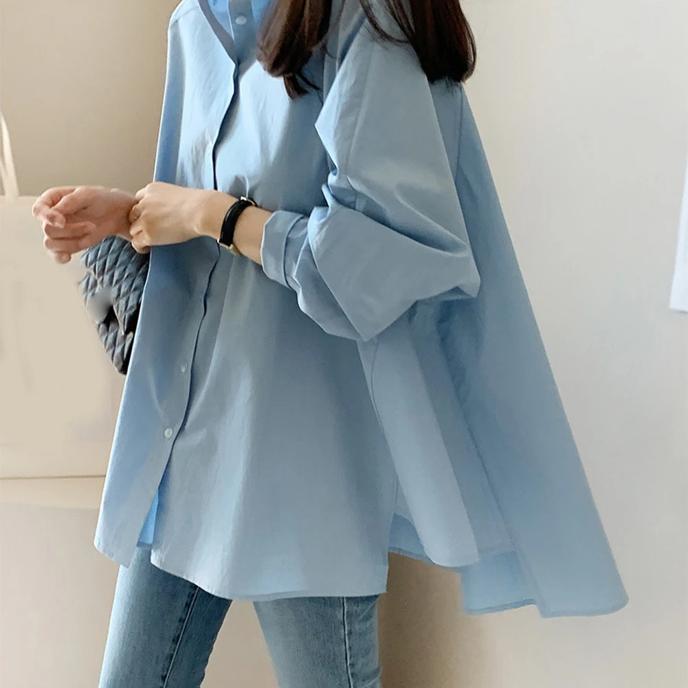 Stylish Loose Fit Long Sleeve Shirt for Women with Solid Color and Exclusive Design Crafted from Acrylic Material
Stylish Loose Fit Long Sleeve Shirt for Women with Solid Color and Exclusive Design Crafted from Acrylic Material