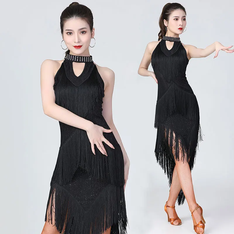 Latin Dance Dress Women Sexy Sequin Fringe Ballroom Dancing Tango Skirt Tassel Competition Salsa Costume Cocktail Dresses
Latin Dance Dress Women Sexy Sequin Fringe Ballroom Dancing Tango Skirt Tassel Competition Salsa Costume Cocktail Dresses