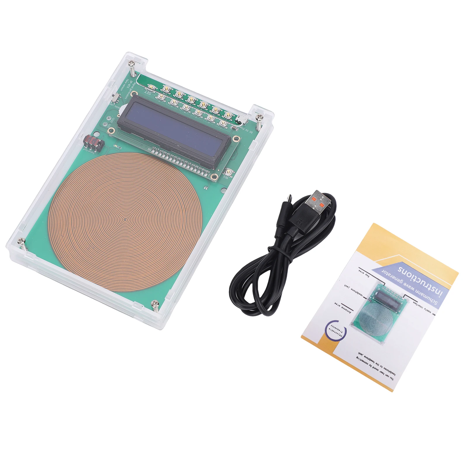 7.83Hz Frequency Generator Wave Enhancer Nature's Frequency USB Interface Acrylic Case Ultra Low Frequency Pulse Generator
7.83Hz Frequency Generator Wave Enhancer Nature's Frequency USB Interface Acrylic Case Ultra Low Frequency Pulse Generator
