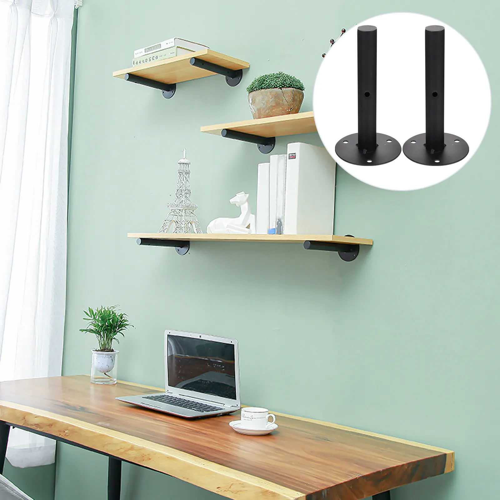 Кронштейны для полок из цельного железа, 2 шт., настенные держатели для деревянных и плавающих полок, в индустриальном и современном фермерском стиле
Кронштейны для полок из цельного железа, 2 шт., настенные держатели для деревянных и плавающих полок, в индустриальном и современном фермерском стиле