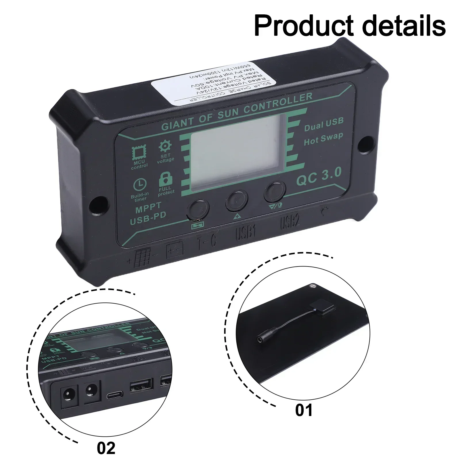 30*14.5cm 18V Battery Solar Kit Minimal Maintenance High-quality Materials Optimal Energy Conversion Safe And Efficient Charging
30*14.5cm 18V Battery Solar Kit Minimal Maintenance High-quality Materials Optimal Energy Conversion Safe And Efficient Charging