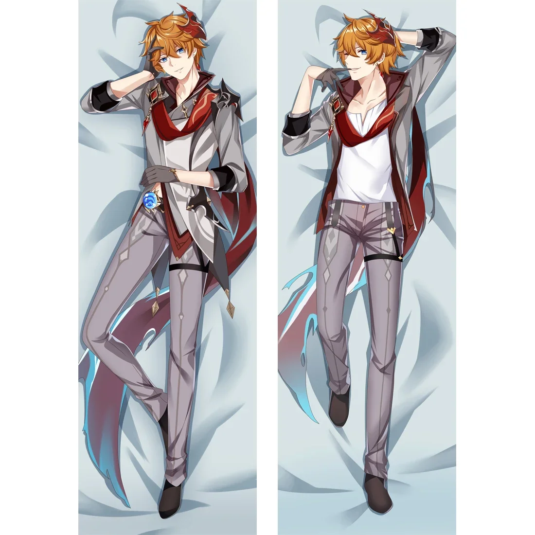 2WAY/WT Anime Pillowcase Cool Male Genshin Impact Tartag Costume Otaku Dakimakura Throw Pillow Cover Hugging Body Pillow Case
2WAY/WT Anime Pillowcase Cool Male Genshin Impact Tartag Costume Otaku Dakimakura Throw Pillow Cover Hugging Body Pillow Case