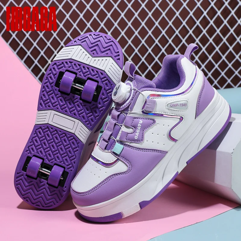 Adjustable Kids Roller Shoes 4 Hidden Wheels Inline Non-Slip Invisible Skate Shoes for Children Teens Youth
Adjustable Kids Roller Shoes 4 Hidden Wheels Inline Non-Slip Invisible Skate Shoes for Children Teens Youth