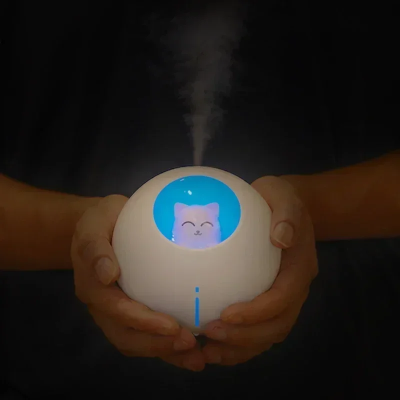 Rechargeable Wirelessly In USB Colorful Lamps Mini Ultrasonic Mist Maker Home Car Office Diffusers Purifier Cute Cat Humidifier
Rechargeable Wirelessly In USB Colorful Lamps Mini Ultrasonic Mist Maker Home Car Office Diffusers Purifier Cute Cat Humidifier