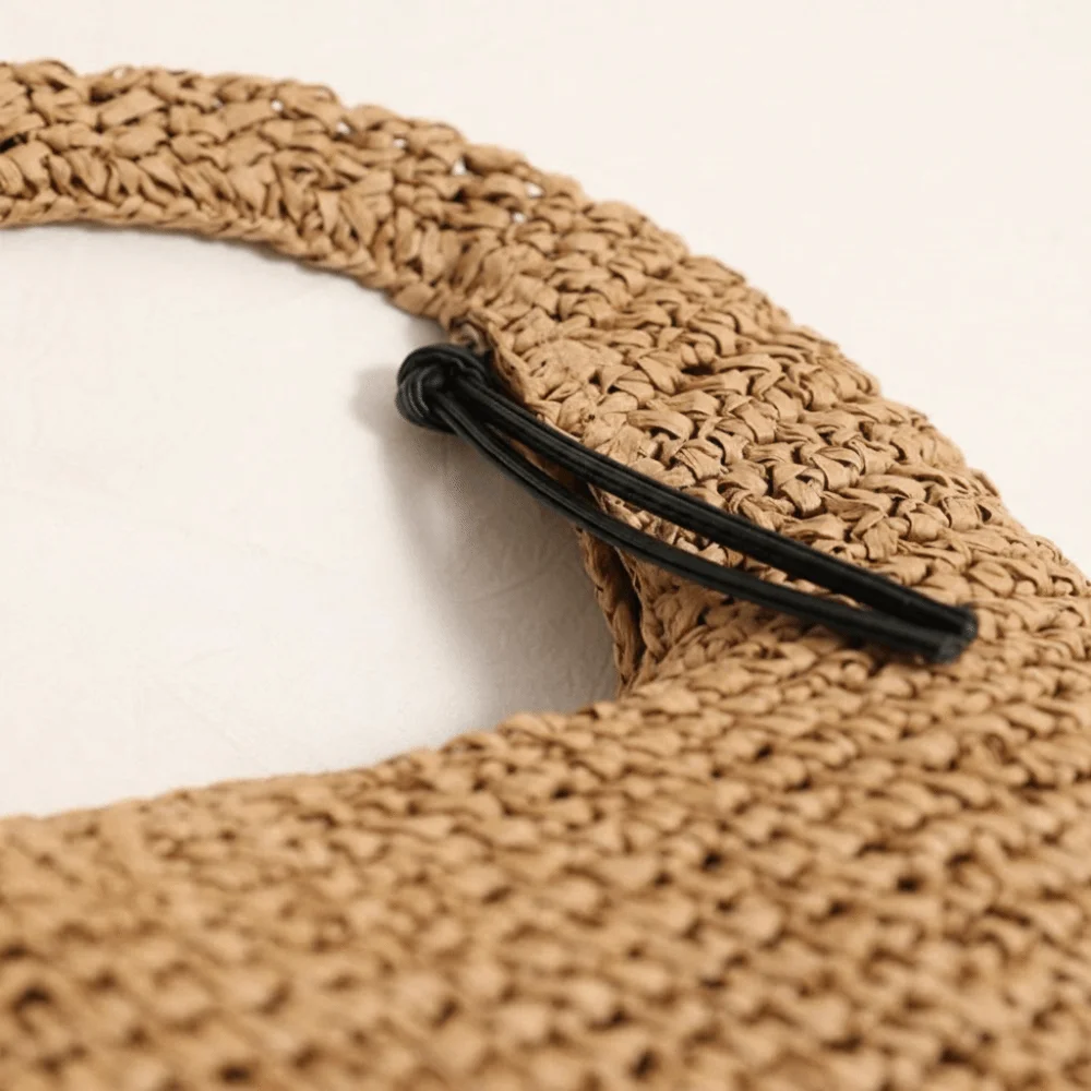 Leisure Large Capacity Straw Bag Grass Wrist Circle Weave Tote Bag Fashion Simple Rattan Handbag Women
Leisure Large Capacity Straw Bag Grass Wrist Circle Weave Tote Bag Fashion Simple Rattan Handbag Women