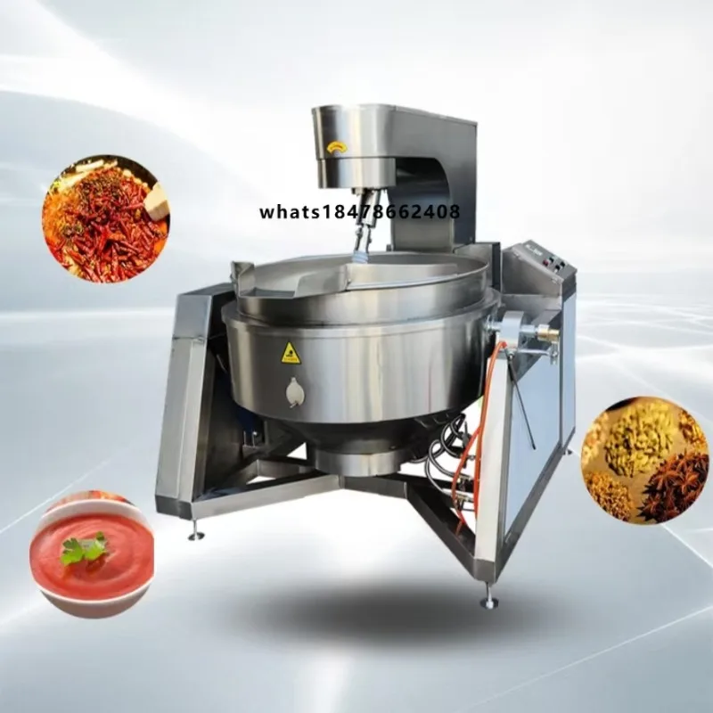 Fully Automatic Commercial Sandwich Pot Rice Tofu Jelly Planetary Mixer Hot Pot Base Stir Fry Machine Sugar Boiling Machine
Fully Automatic Commercial Sandwich Pot Rice Tofu Jelly Planetary Mixer Hot Pot Base Stir Fry Machine Sugar Boiling Machine