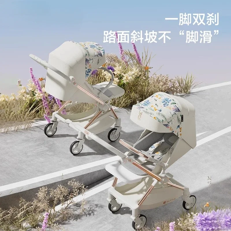 Baby stroller Two-way newborn can sit and lie down Portable high-view folding baby walking light stroller
Baby stroller Two-way newborn can sit and lie down Portable high-view folding baby walking light stroller