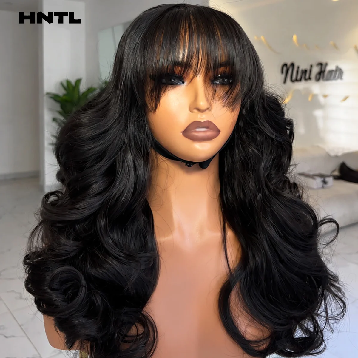 Natural Black Bouncy Curls Unit with 4by4 Closure Fringe Wig 100% Human Hair 13x6 13x4 HD Lace Front Loose Wave Wigs with Bangs
Natural Black Bouncy Curls Unit with 4by4 Closure Fringe Wig 100% Human Hair 13x6 13x4 HD Lace Front Loose Wave Wigs with Bangs
