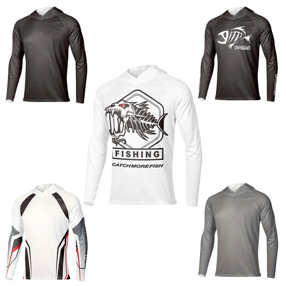 Fishing Shirt Summer Long Sleeve UPF 50+ Quick Dry Breathable Hooded Fishing Clothes Anti-UV Fishing Sweatshirt
Fishing Shirt Summer Long Sleeve UPF 50+ Quick Dry Breathable Hooded Fishing Clothes Anti-UV Fishing Sweatshirt