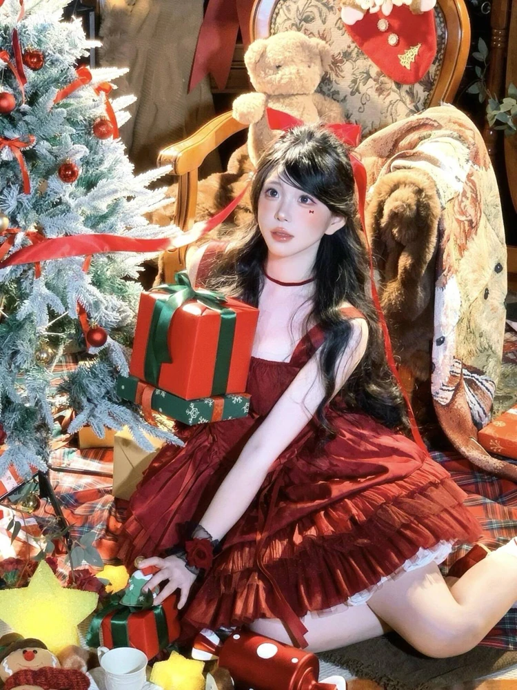 2026 New Red Christmas Theme Lolita Girl New Year Atmosphere Personal Photography Art Clothing Stage Performance Traditional ...
2026 New Red Christmas Theme Lolita Girl New Year Atmosphere Personal Photography Art Clothing Stage Performance Traditional ...