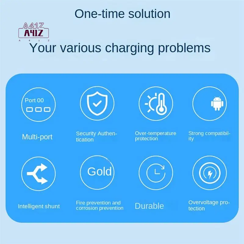A41Z-300W 60 Multi-Port USB Charging Station Base Socket Multiple USB Charger Hub Adapter For Computer Phone Camera
A41Z-300W 60 Multi-Port USB Charging Station Base Socket Multiple USB Charger Hub Adapter For Computer Phone Camera