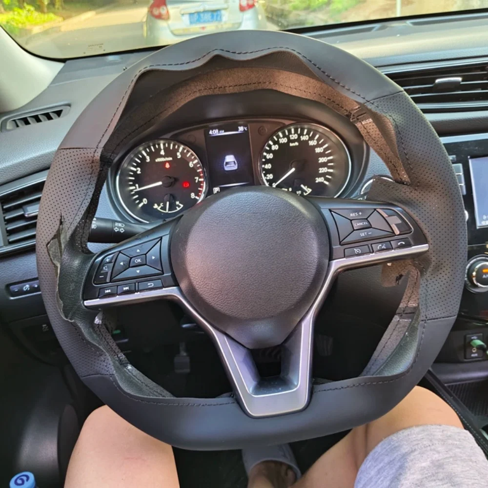 Car Accessories Braid Perforated Non-slip Microfiber Leather Steering Wheel Cover For Nissan X-Trail Qashqai Rogue Altima
Car Accessories Braid Perforated Non-slip Microfiber Leather Steering Wheel Cover For Nissan X-Trail Qashqai Rogue Altima