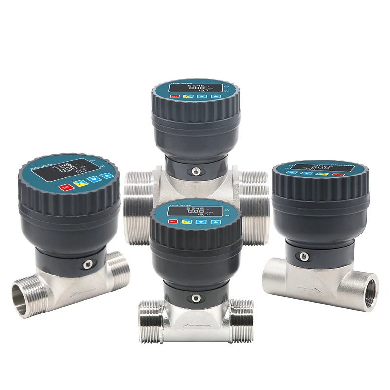 RS485 Electronic Digital Display Flowmeter Stainless Steel Male/Female Thread Smart LCD Electronic Flow Meter Water Flow Sensor
RS485 Electronic Digital Display Flowmeter Stainless Steel Male/Female Thread Smart LCD Electronic Flow Meter Water Flow Sensor