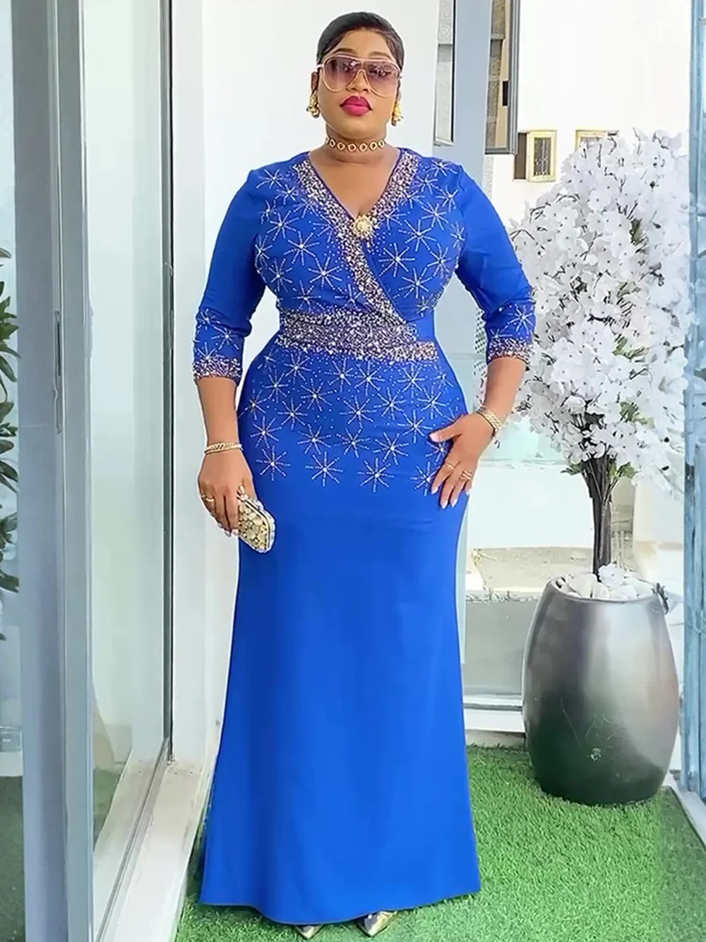 Африканские вечерние платья больших размеров для женщин, новинка 2023 года, модное свадебное вечернее платье Дашики Анкара, элегантное мусульманское платье макси в Турции
Африканские вечерние платья больших размеров для женщин, новинка 2023 года, модное свадебное вечернее платье Дашики Анкара, элегантное мусульманское платье макси в Турции