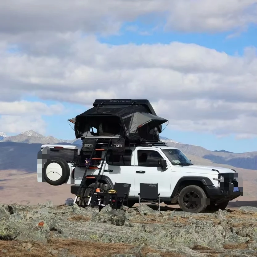 New Releases Hard Shell Car Rooftop Tent for Outdoor Camping High Capacity Canvas Fabric
New Releases Hard Shell Car Rooftop Tent for Outdoor Camping High Capacity Canvas Fabric