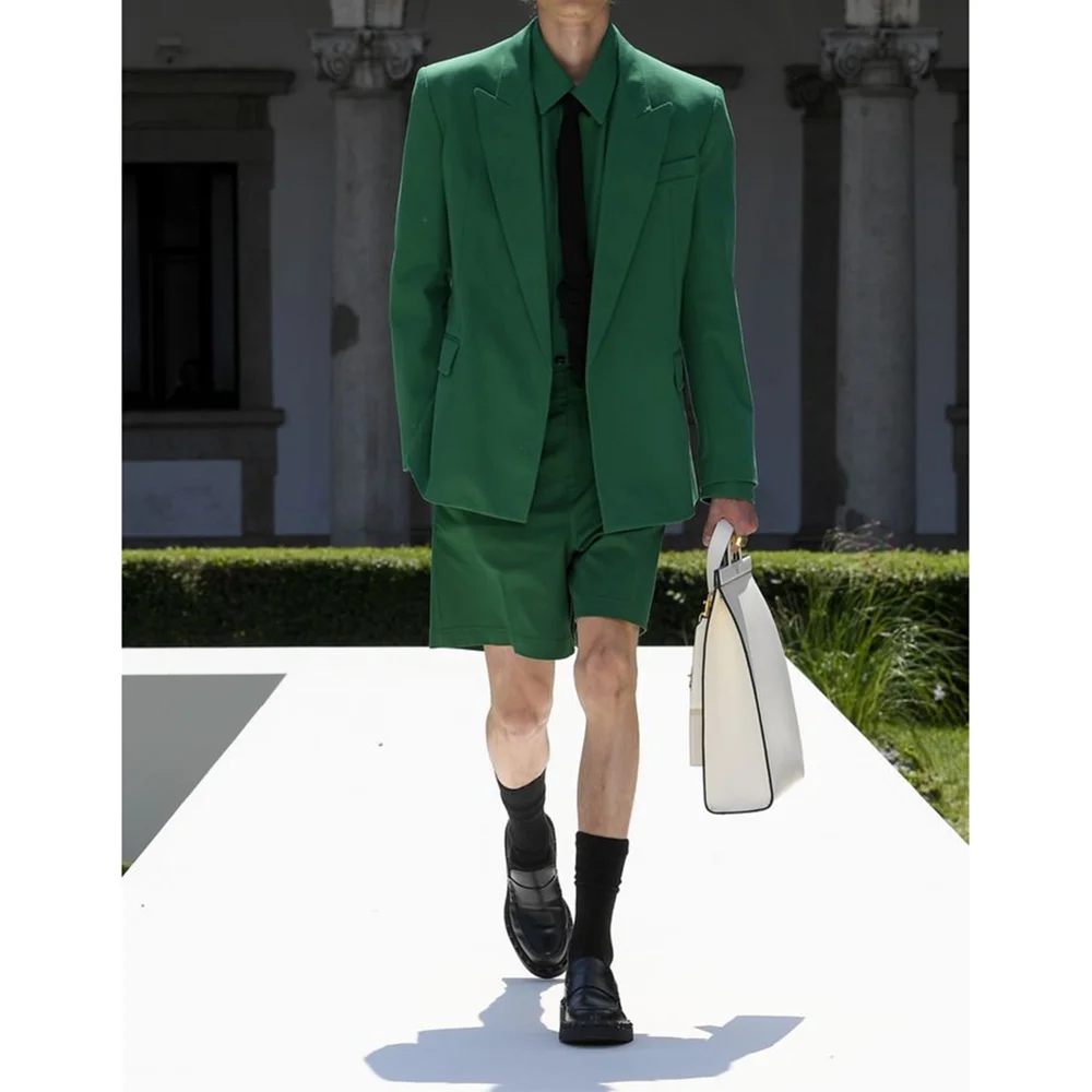 Green Men's Suits 2 Piecs Blazer Shorts Daily Work Commute Social Party Banquet Custom Boutique Male Suit
Green Men's Suits 2 Piecs Blazer Shorts Daily Work Commute Social Party Banquet Custom Boutique Male Suit