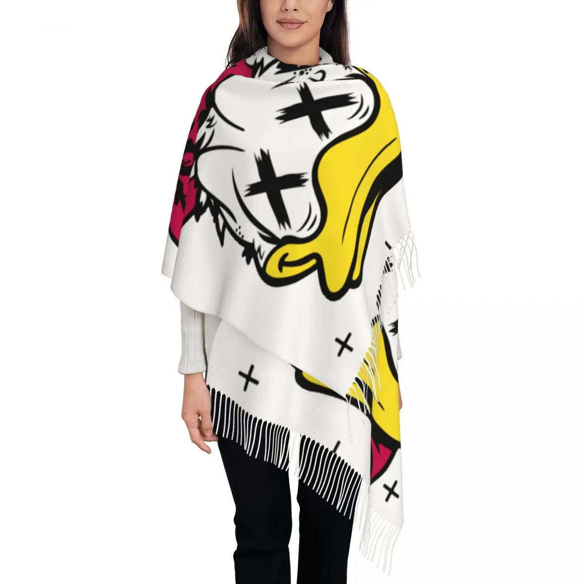 Custom Donald Duck Fakiuxx Scarf Wrap for Women Long Winter Fall Warm Tassel Shawl Unisex Scarves
Custom Donald Duck Fakiuxx Scarf Wrap for Women Long Winter Fall Warm Tassel Shawl Unisex Scarves