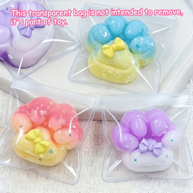 2-Piece Set of Randomly Colored Butterfly Cat Paw-Shaped Ornaments, Stress-Relief Gadget, Soft Jelly Cat Squeeze Stress-Relief Toy, Parent-Child Interactive Toy, Purple Butterfly Cat Paw
2-Piece Set of Randomly Colored Butterfly Cat Paw-Shaped Ornaments, Stress-Relief Gadget, Soft Jelly Cat Squeeze Stress-Relief Toy, Parent-Child Interactive Toy, Purple Butterfly Cat Paw