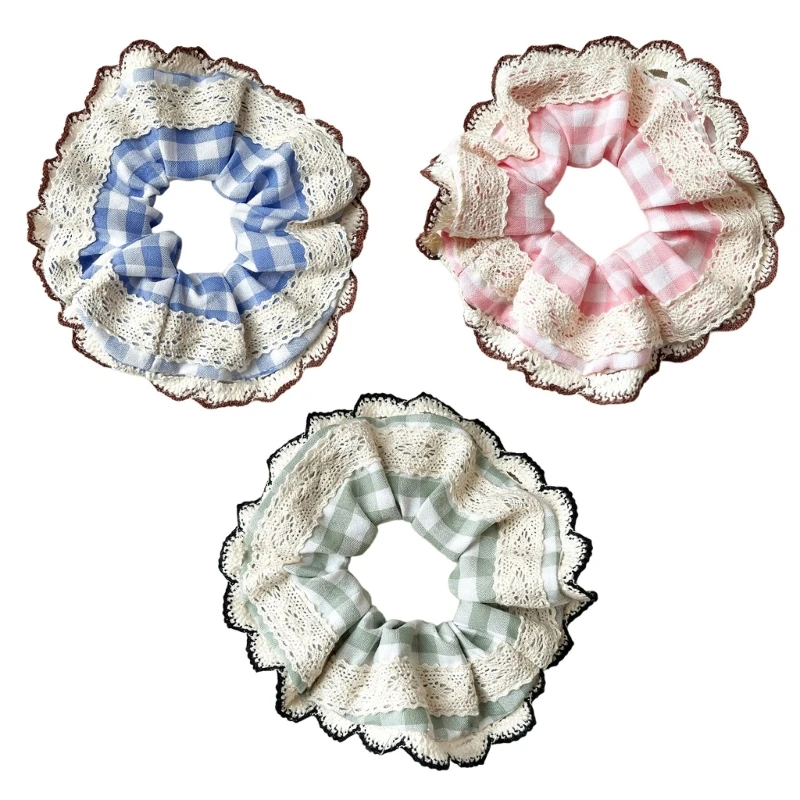 Lace Hair Rope Hair Bun Scrunchies Elastic Hair Rope Big Hair Scrunchy Vintage HairBands Female Accessories
Lace Hair Rope Hair Bun Scrunchies Elastic Hair Rope Big Hair Scrunchy Vintage HairBands Female Accessories