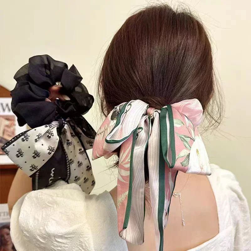 Printed Bow Hair Rope Elegant Ribbon Ponytail Hair Band For Women Sweet Rubber Band Hair Ring Fashion Headdress Hair Accessories
Printed Bow Hair Rope Elegant Ribbon Ponytail Hair Band For Women Sweet Rubber Band Hair Ring Fashion Headdress Hair Accessories