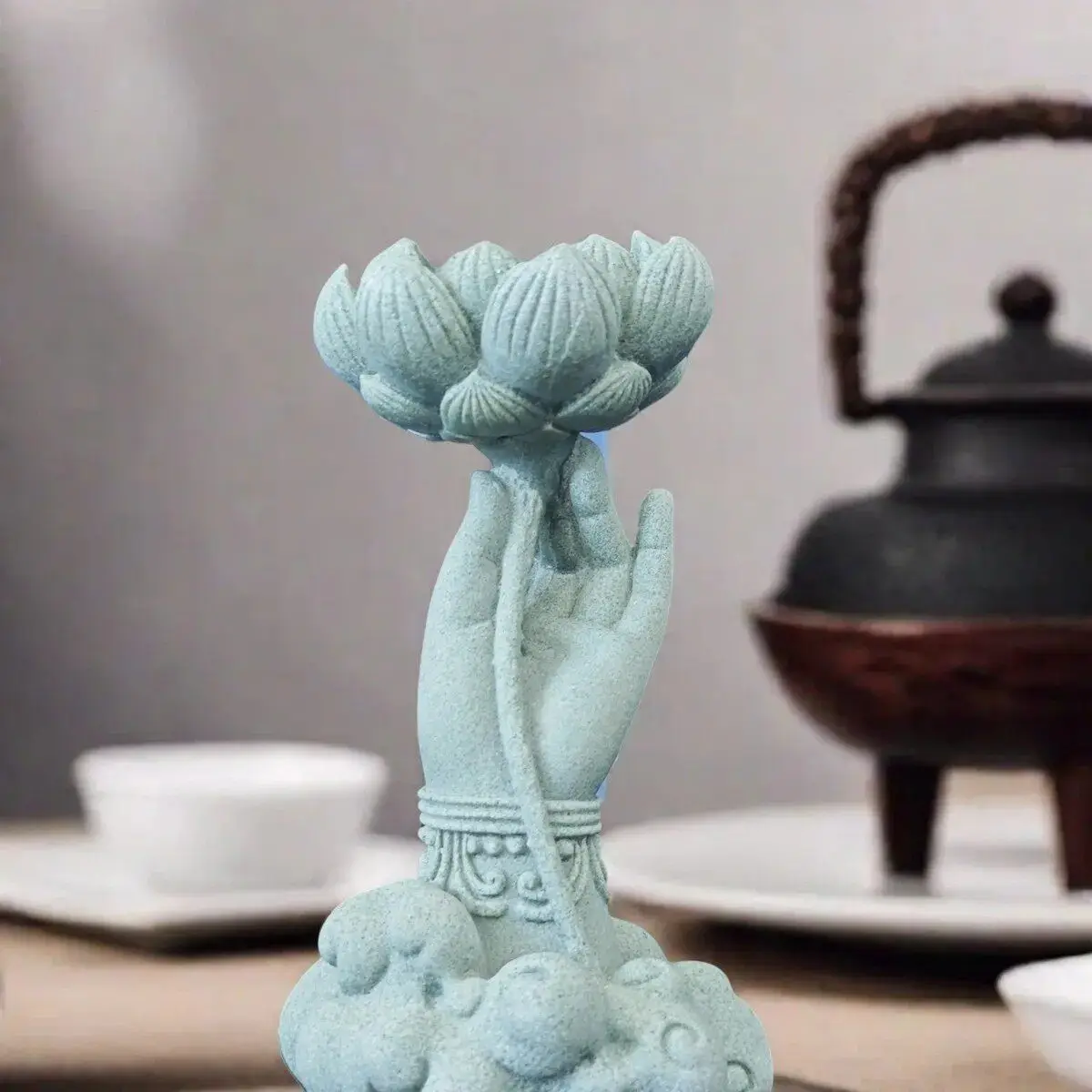 CZ blue sand stone bergamot lotus creative ornaments home landscaping decorations cultural and creative furnishings
CZ blue sand stone bergamot lotus creative ornaments home landscaping decorations cultural and creative furnishings