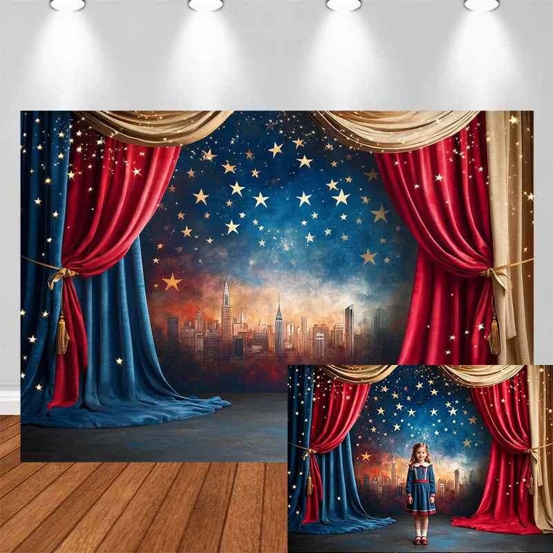 LS Independence Day Photography Background Dreamy Starry Sky Curtain Stage Set Decor Adult Kids Portrait Photo Backdrop Studio
LS Independence Day Photography Background Dreamy Starry Sky Curtain Stage Set Decor Adult Kids Portrait Photo Backdrop Studio