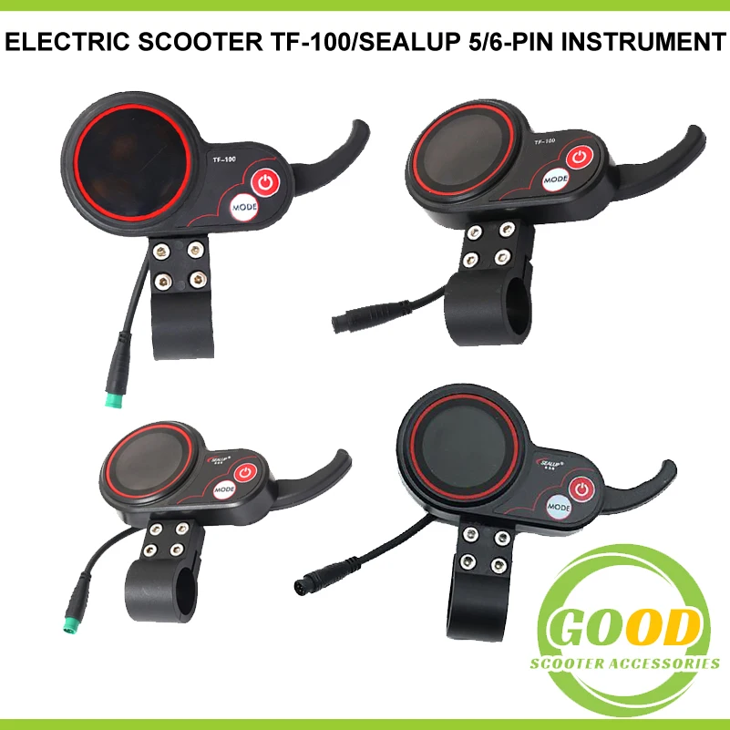 TF‑100 SEALUP Instrument Display Panel With USB Charging 5/6 Pin Communication Speedometer For KUGOOM4 Electric Scooter
TF‑100 SEALUP Instrument Display Panel With USB Charging 5/6 Pin Communication Speedometer For KUGOOM4 Electric Scooter