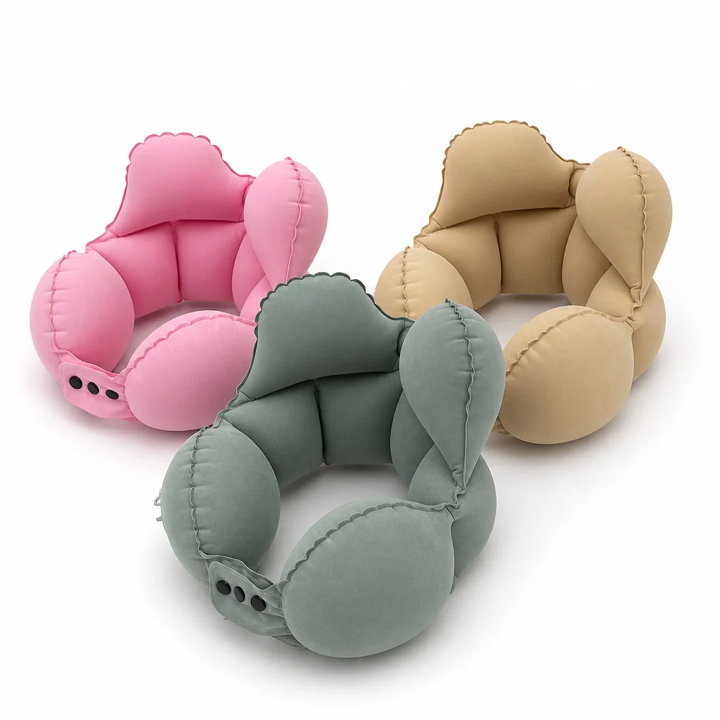 Portable Inflatable Compression Travel Neck Pillow U-shaped Support Pillow Airplane Car Office Sleep Pillows
Portable Inflatable Compression Travel Neck Pillow U-shaped Support Pillow Airplane Car Office Sleep Pillows