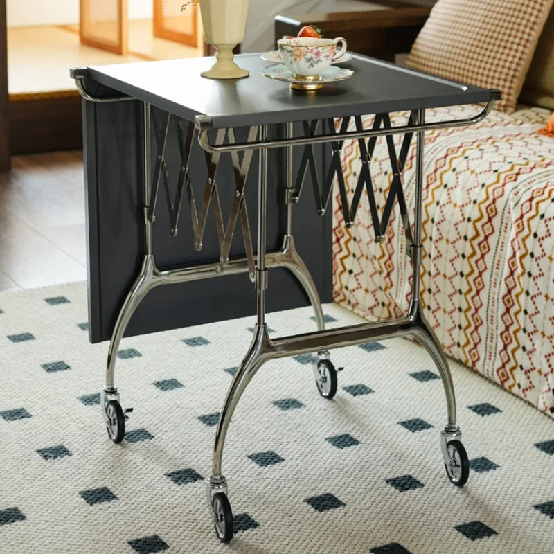 Stainless steel trolley organ folding table multi-functional dining car mobile storage rack sofa side few
Stainless steel trolley organ folding table multi-functional dining car mobile storage rack sofa side few