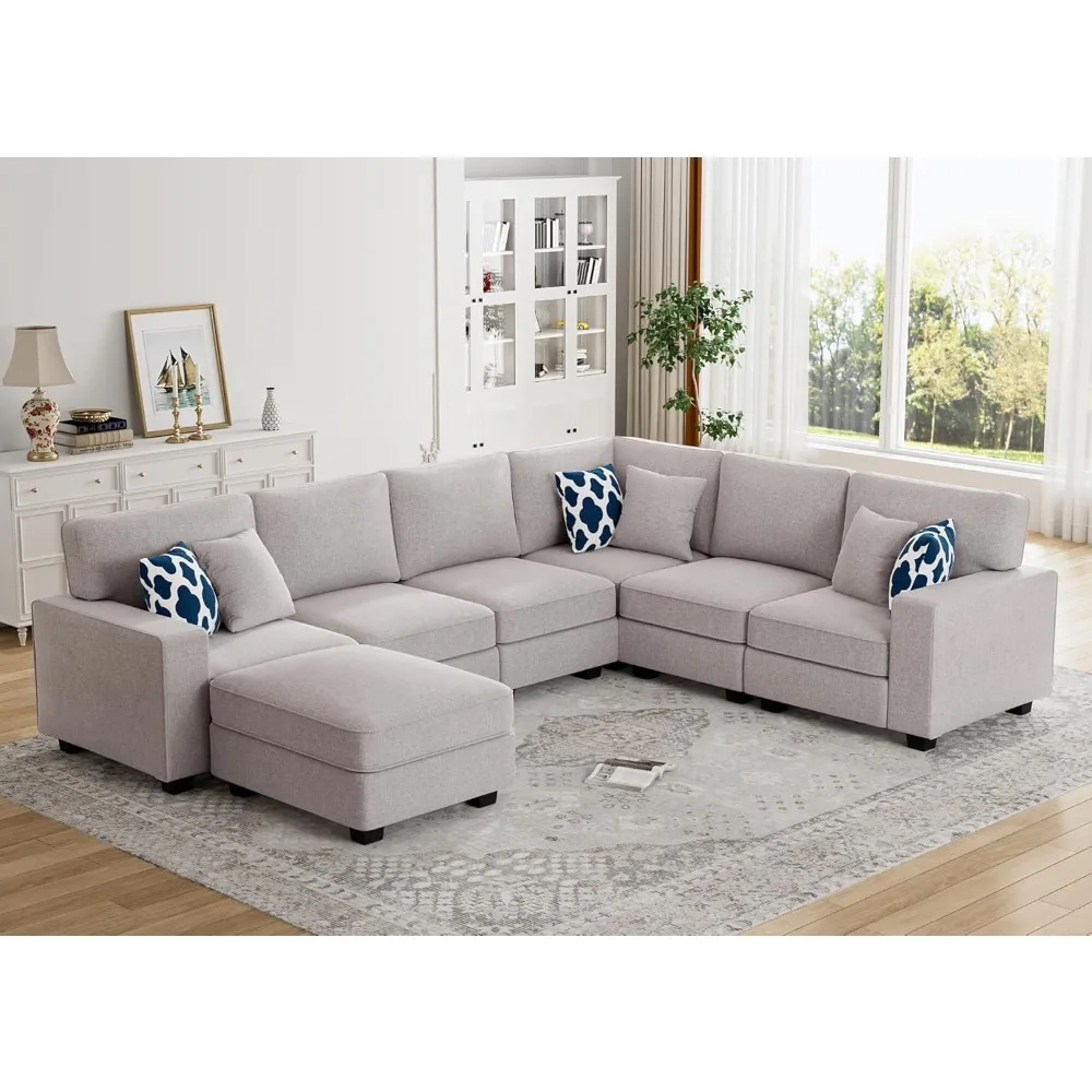 L Lengend Vansen Modular Sectional Sofa U Shaped Sofa Couch with Ottoman Modern Reversible Corner Sectional Couch for Living Roo
L Lengend Vansen Modular Sectional Sofa U Shaped Sofa Couch with Ottoman Modern Reversible Corner Sectional Couch for Living Roo