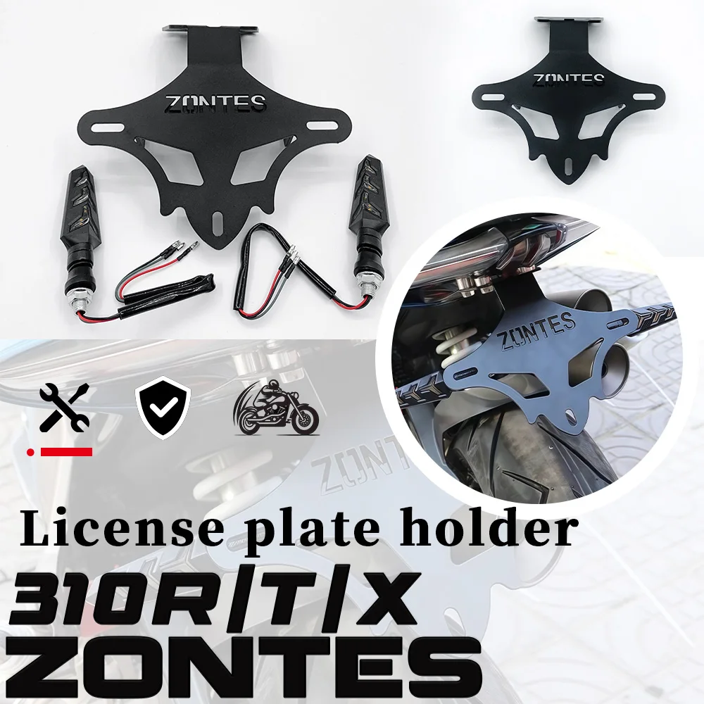 For ZONTES 310R/T/X rear license plate holder rear water turn signal rear license plate holder ZONTES 310R 310T 310X
For ZONTES 310R/T/X rear license plate holder rear water turn signal rear license plate holder ZONTES 310R 310T 310X