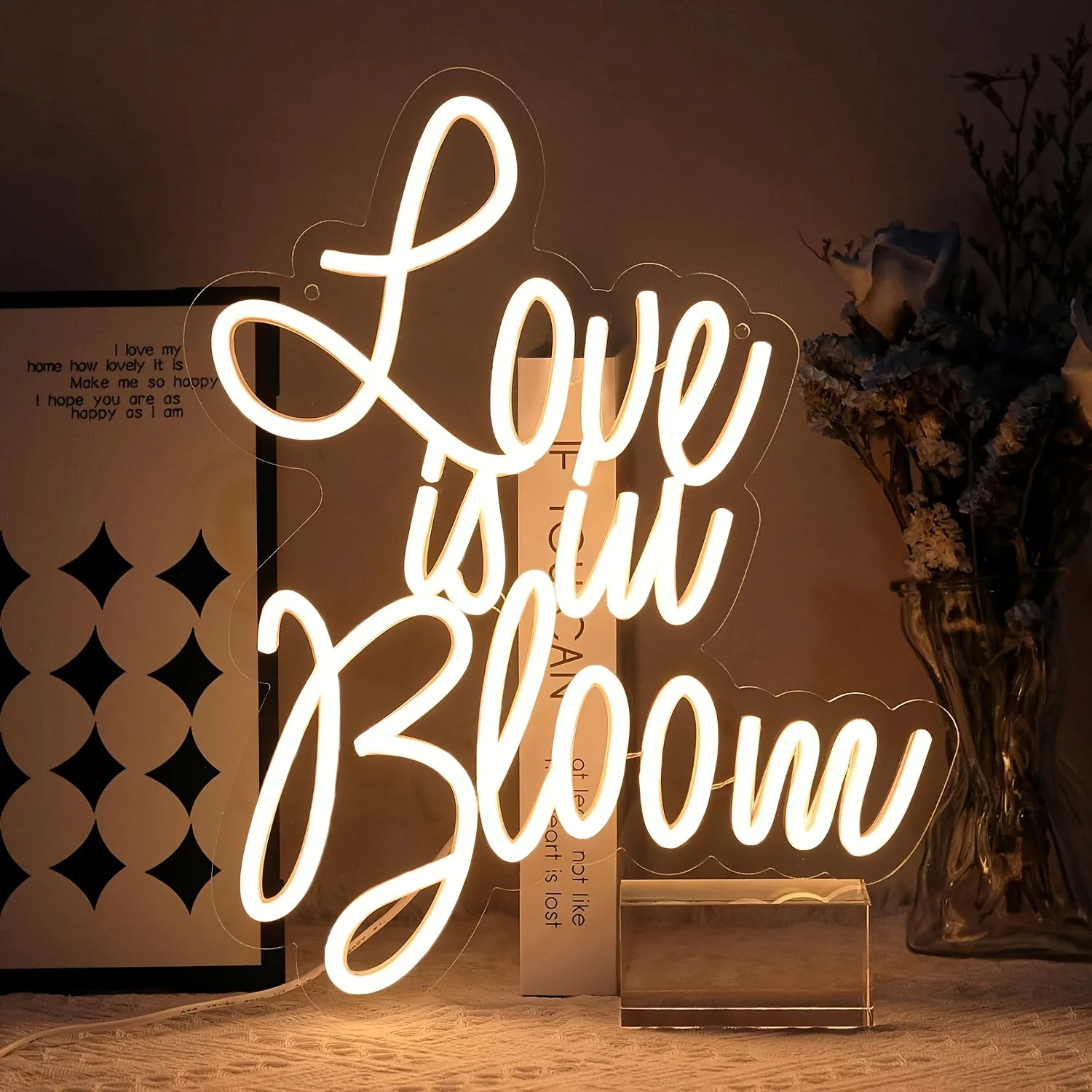 Любовь в табличке BloomDNeon на свадьбу, помолвку, дней рождения и вечеринках, идеально подходит для романтической атмосферы комнаты, свадебного освещения
Любовь в табличке BloomDNeon на свадьбу, помолвку, дней рождения и вечеринках, идеально подходит для романтической атмосферы комнаты, свадебного освещения