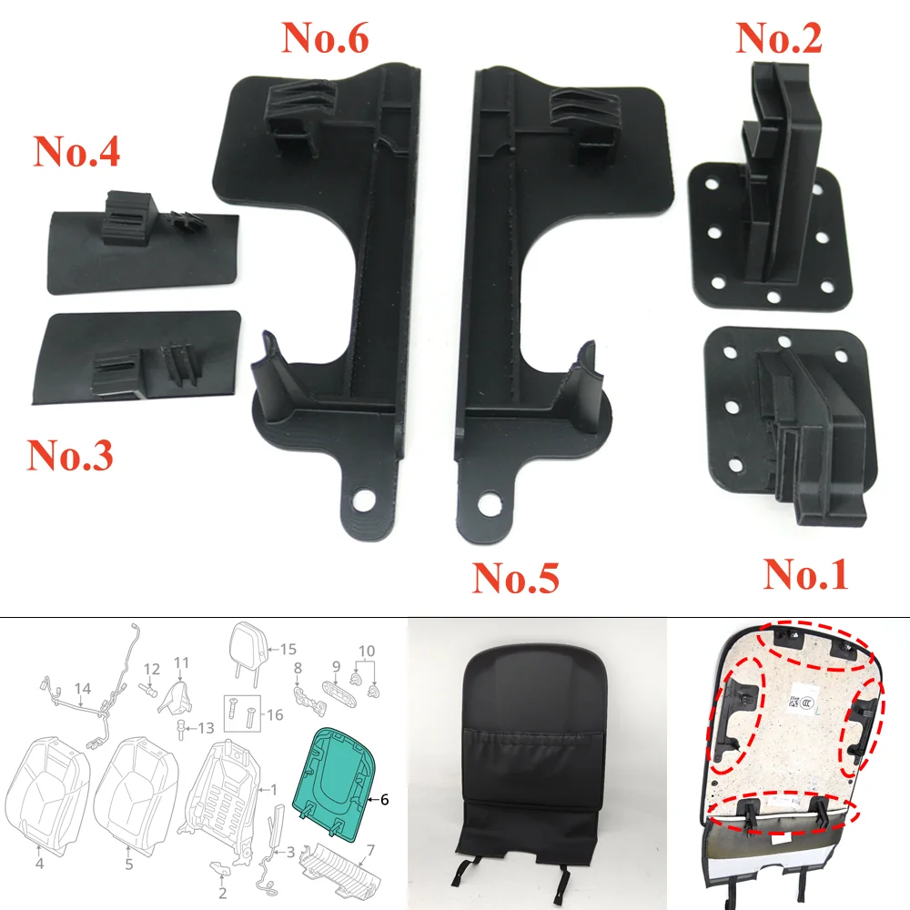 1pc Front Seat Backside Fastener Buckle Backrest Lower Upper Side Fixed Clip Bracket 7P5881989 For Porsche Cayenne 958 2011-2018
1pc Front Seat Backside Fastener Buckle Backrest Lower Upper Side Fixed Clip Bracket 7P5881989 For Porsche Cayenne 958 2011-2018