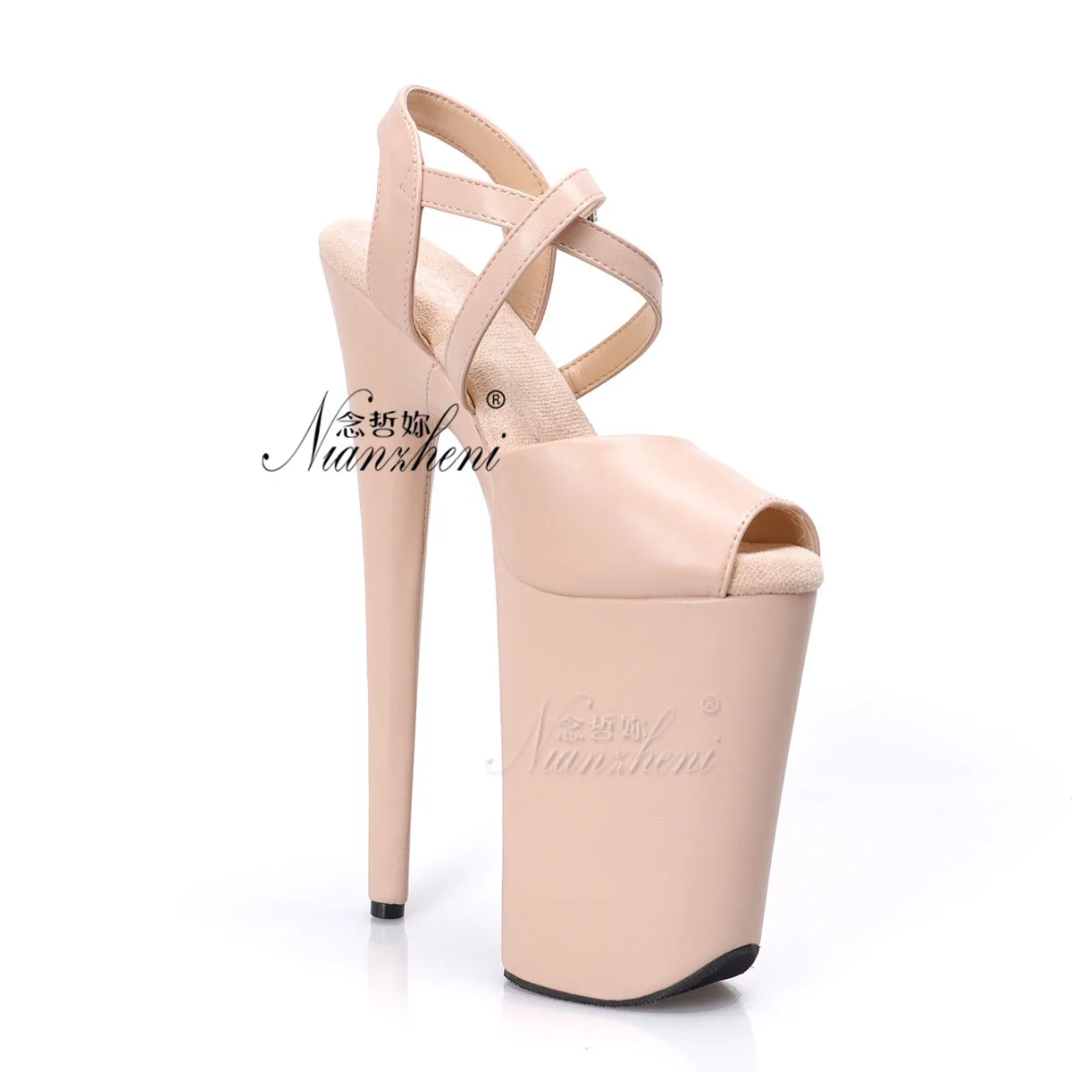 Fashion Beige Big Size 12 Roman Sandals 26CM Exotic Platform 10 Inch High Heels Women's Dress Gladiator Stripper Pole Dance Shoe
Fashion Beige Big Size 12 Roman Sandals 26CM Exotic Platform 10 Inch High Heels Women's Dress Gladiator Stripper Pole Dance Shoe