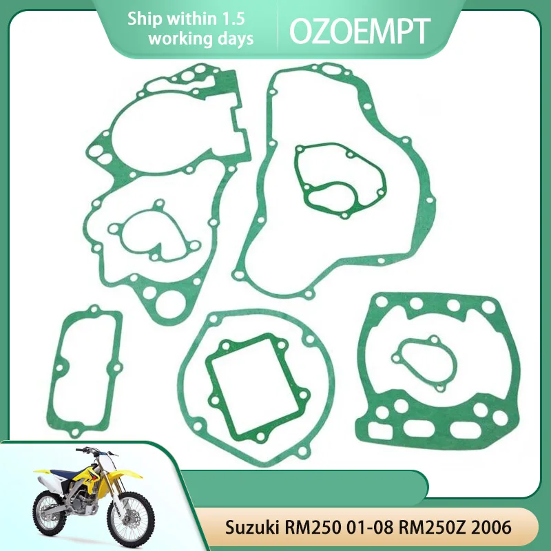 Ремонтная прокладка для цилиндра двигателя OZOEMPT, подходит для Suzuki RM250 01-08 RM250Z 2006
Ремонтная прокладка для цилиндра двигателя OZOEMPT, подходит для Suzuki RM250 01-08 RM250Z 2006