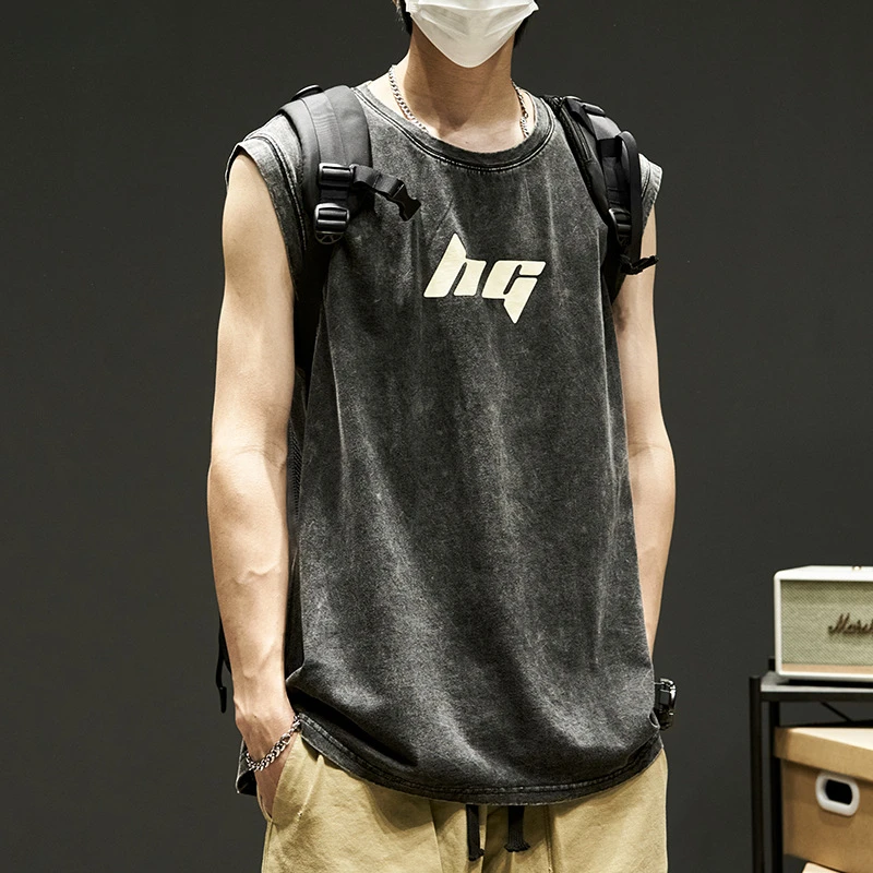 European and American High Street Hiphop Streetwear Sleeveless T-shirt Men's Trendy Brand Hip-hop Outer Wear Ins Sports Vest Top
European and American High Street Hiphop Streetwear Sleeveless T-shirt Men's Trendy Brand Hip-hop Outer Wear Ins Sports Vest Top