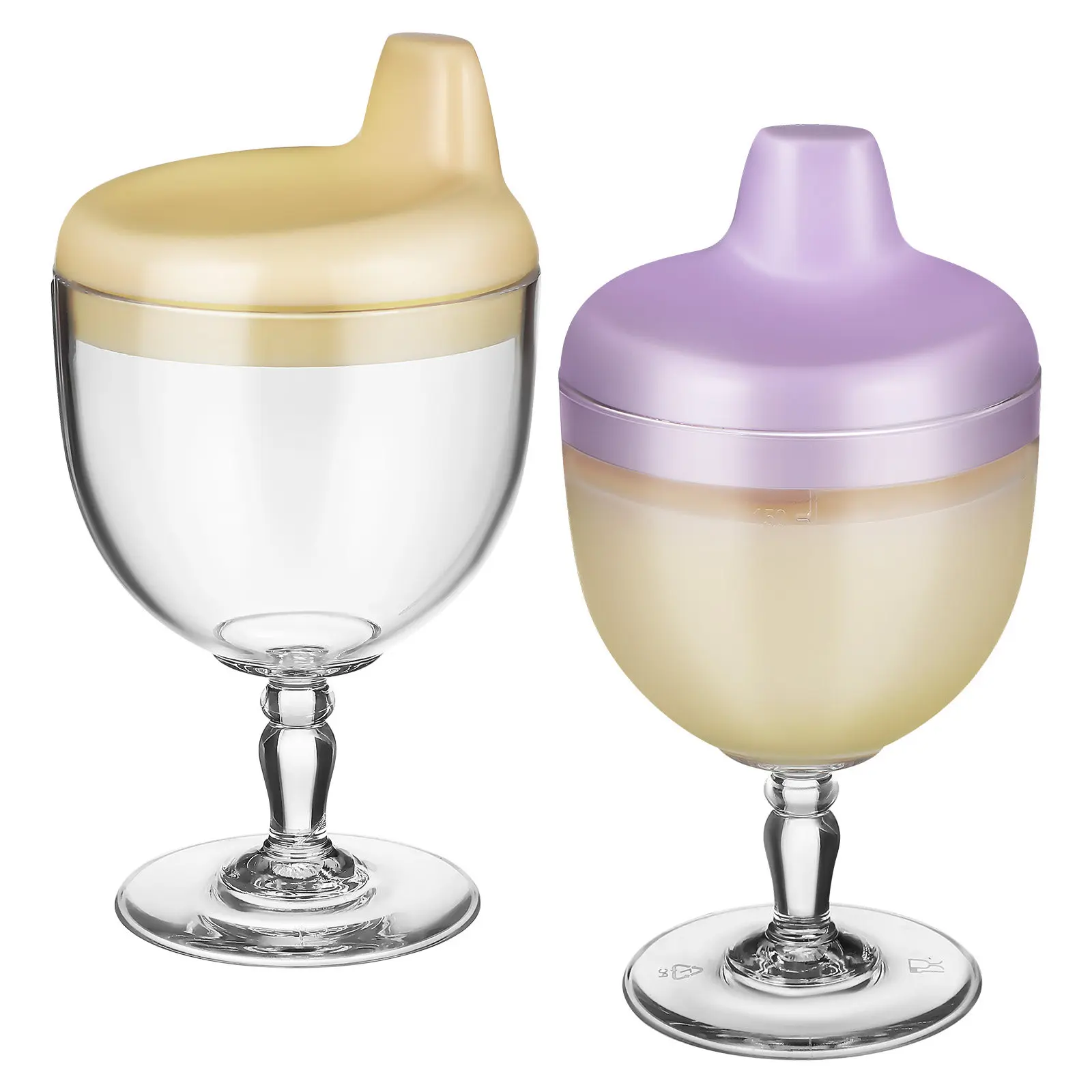 2Pcs High-Legged Toddler Cup Baby Water Goblet Leak Proof Non Spill Cups for Toddlers Learning to Drink Plastic Kids Drinking
2Pcs High-Legged Toddler Cup Baby Water Goblet Leak Proof Non Spill Cups for Toddlers Learning to Drink Plastic Kids Drinking